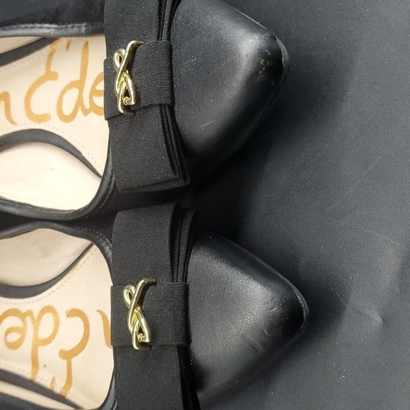 Sam Edelman Lizzy Suede Black Flats 9.5 - Picture 9 of 9